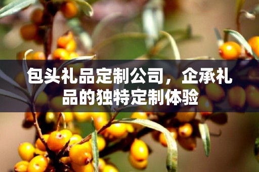 包头礼品定制公司，企承礼品的独特定制体验